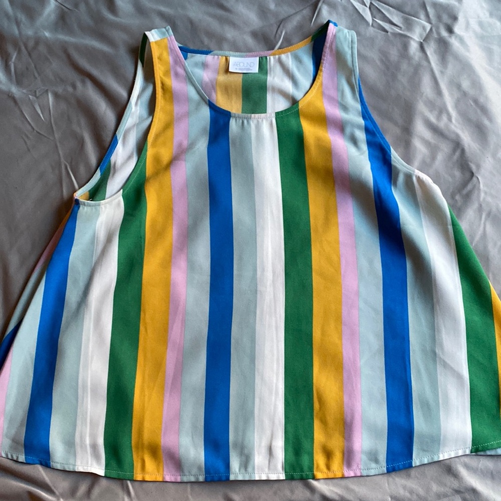 Colorful stripped tank top